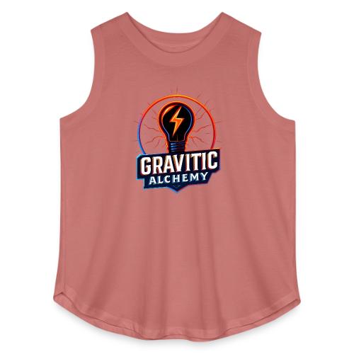 Gravitic Alchemy Logo - Women's Curvy Relaxed Tank Top