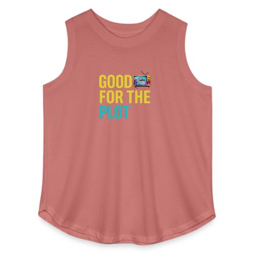 Good for the Plot | MediaMelanieTV - Women's Curvy Relaxed Tank Top