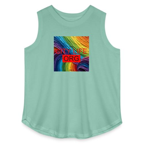 CIty Life Org Vol. 1 - Women's Curvy Relaxed Tank Top