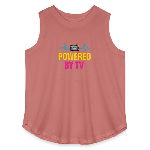 Powered by TV | MediaMelanieTV - Women's Curvy Relaxed Tank Top