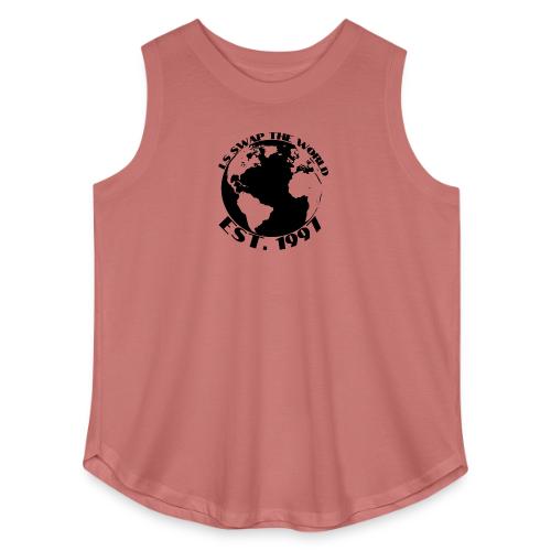 LS SWAP THE WORLD Est. 1997 - Women's Curvy Relaxed Tank Top