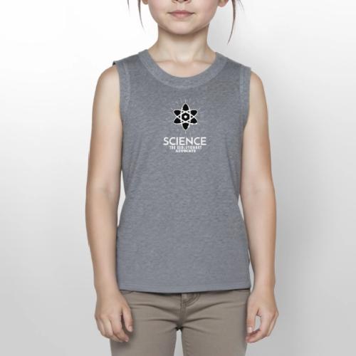 Science The Evolutionary Advocate White Design - Youth Girls Relaxed Tank Top