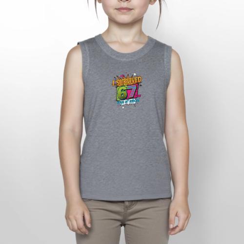 I Survived 67 Days of School T-Shirt – Funny Teach - Youth Girls Relaxed Tank Top