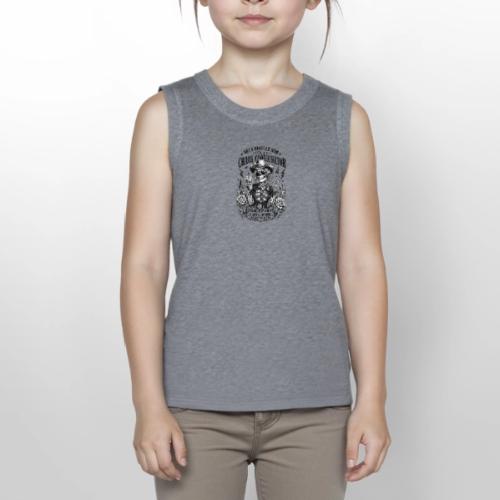 Chaos Coordinator Mom Skeleton Cowgirl - Youth Girls Relaxed Tank Top