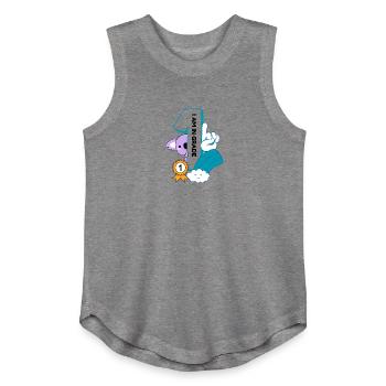 Chemise Mignon Koala First Grade Je suis en 1ère année Bac - Camisole décontractée pour filles - granite heather  - Devant - Hailey (125cm)