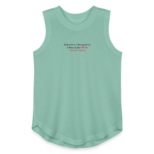 Radical Grace, Extravagant Love & Divine Justice - Youth Girls Relaxed Tank Top