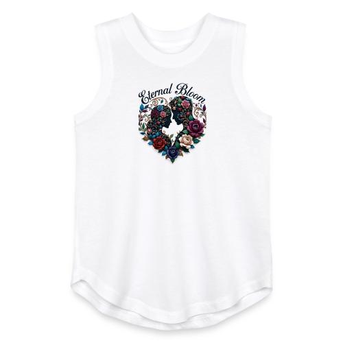 Eternal Bloom Embrace T-Shirt - Youth Girls Relaxed Tank Top