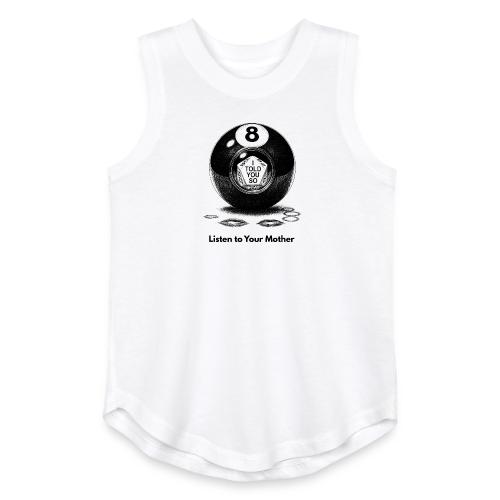 Sarcastic Mom T-Shirt Magic 8-Ball Oracle - Youth Girls Relaxed Tank Top