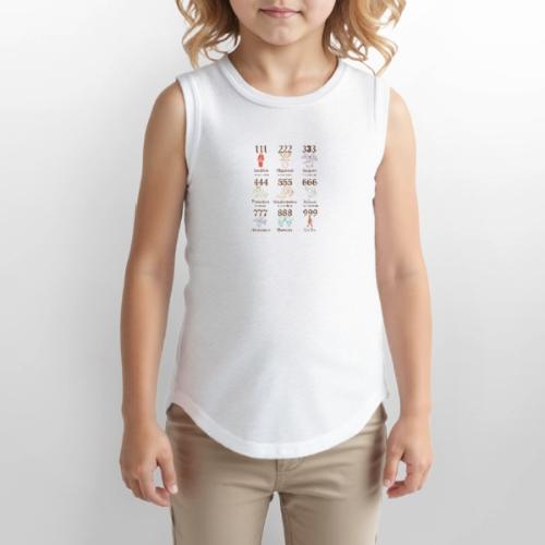 Mystic Angel Numbers Spiritual Symbols on Gildan - Youth Girls Relaxed Tank Top