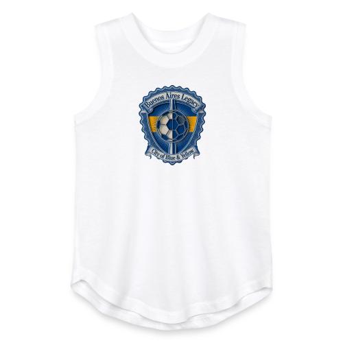 Buenos Aires Legacy T Shirt, Soccer City Pride Gif - Youth Girls Relaxed Tank Top
