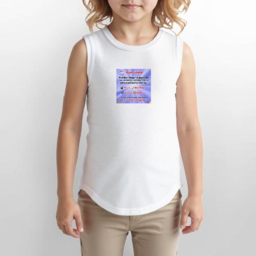 Personalized Souvenirs with Photo, Phrase, Design - Youth Girls Relaxed Tank Top