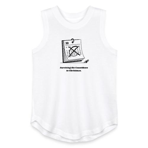 Countdown to Christmas T-Shirt - Youth Girls Relaxed Tank Top
