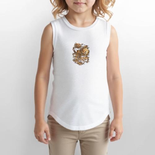 Pit Bull Howling Moon Fantasy Forest Tee - Youth Girls Relaxed Tank Top