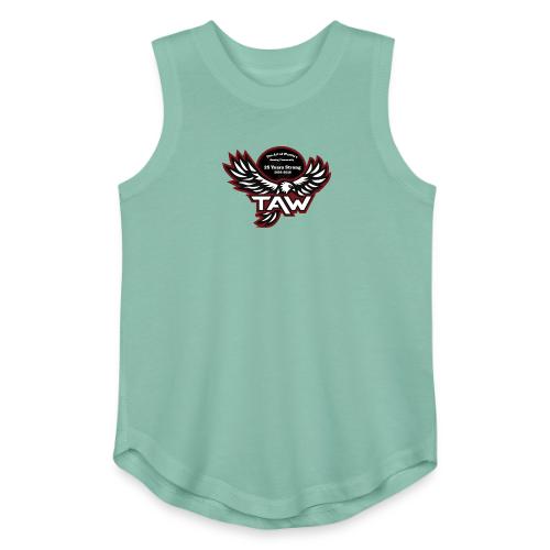 25yearlogo - Youth Girls Relaxed Tank Top