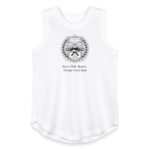 Vintage Pickleball T-Shirt, Mug, & Poster - Youth Girls Relaxed Tank Top