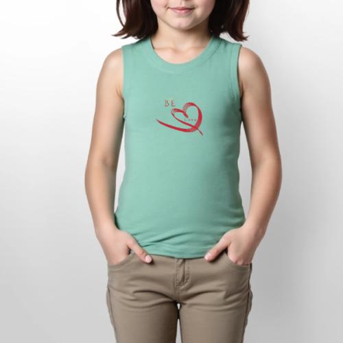 BE LOVE - Youth Girls Relaxed Tank Top