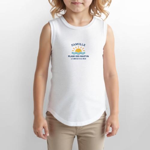 Family Beach Shirt – Plage des Martin Design - Youth Girls Relaxed Tank Top