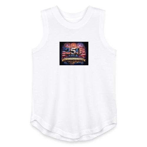 USA 250th Celebration - Youth Girls Relaxed Tank Top