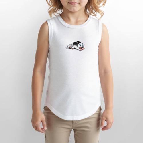 Speedy Pup Sprint on the Run - Youth Girls Relaxed Tank Top