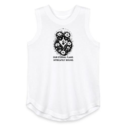 Eternal Flame of Embrace T-Shirt - Youth Girls Relaxed Tank Top