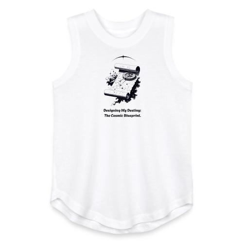 Cosmic Blueprint T-Shirt - Youth Girls Relaxed Tank Top