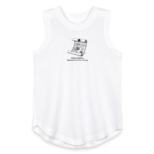 Unfolding Map of Ambition T-Shirt - Youth Girls Relaxed Tank Top