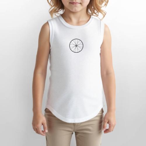 Bicycle Wheel - Youth Girls Relaxed Tank Top