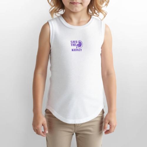 Save the kidney - Youth Girls Relaxed Tank Top