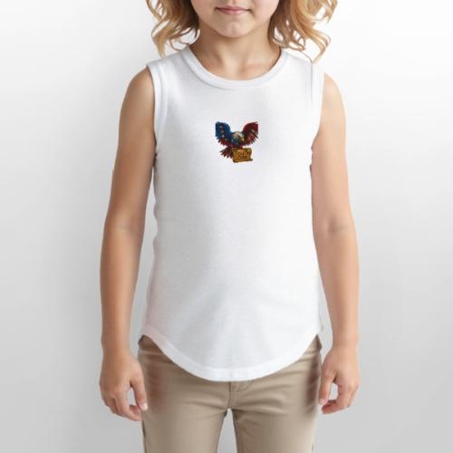 Veterans Press Bald Eagle - Youth Girls Relaxed Tank Top