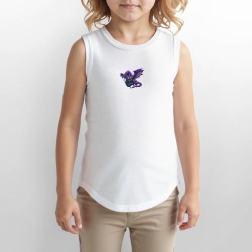 Neon Dragon and Battle Mage - Youth Girls Relaxed Tank Top