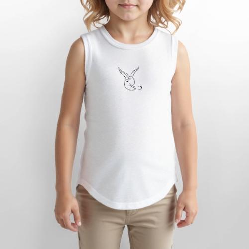 EMBRACED_TURTLEDOVES - Youth Girls Relaxed Tank Top