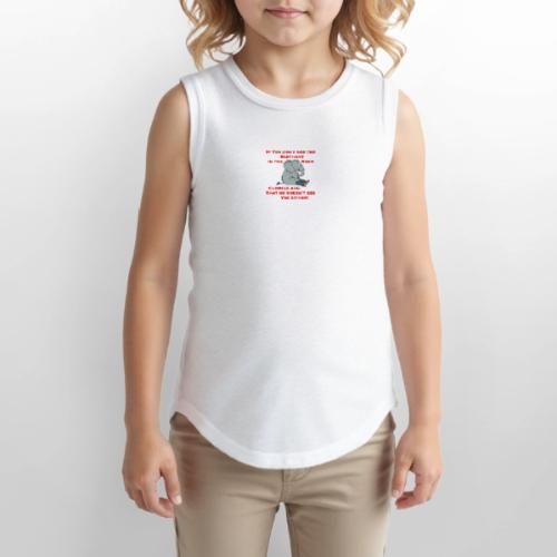 Elephant in the Room Meme - Youth Girls Relaxed Tank Top