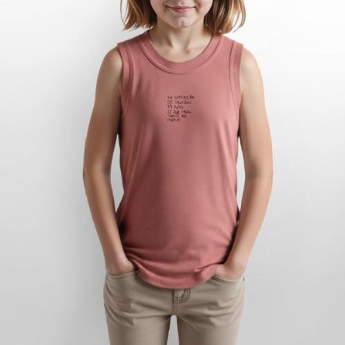 Abs Workout List - Youth Girls Relaxed Tank Top