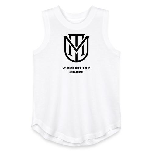 My Other Shirt Is Also Unbranded T-Shirt | Quiet L - Youth Girls Relaxed Tank Top