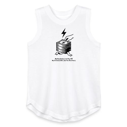 Christmas Bills T-Shirt - Youth Girls Relaxed Tank Top