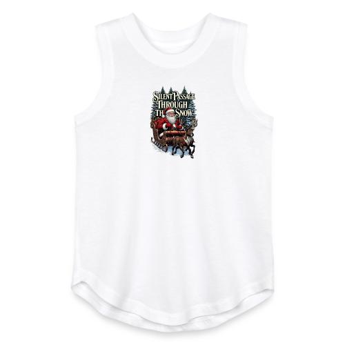 Nostalgic Santa T-Shirt - Youth Girls Relaxed Tank Top