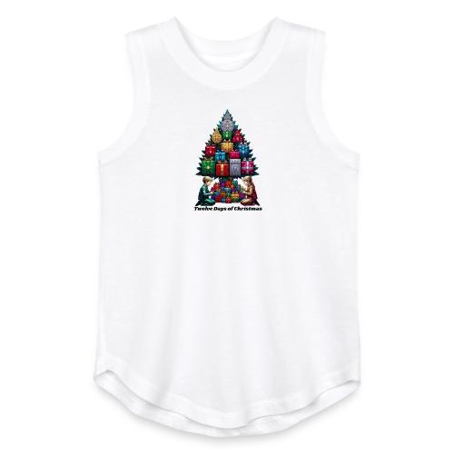 Twelve Days of Gifts T-Shirt - Youth Girls Relaxed Tank Top