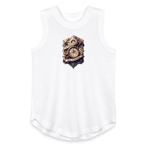 Ornate Clockwork T-Shirt - Youth Girls Relaxed Tank Top