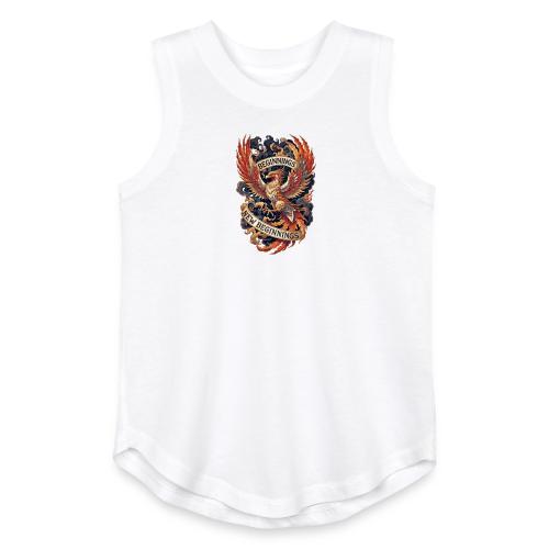 Phoenix New Year T-Shirt - Youth Girls Relaxed Tank Top