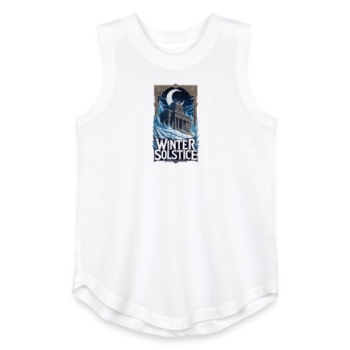 Winter Solstice Temple T-Shirt - Youth Girls Relaxed Tank Top