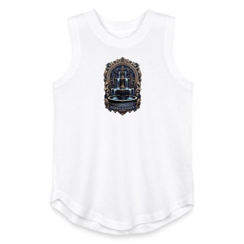 Gilded Baroque Fountain T-Shirt - Youth Girls Relaxed Tank Top