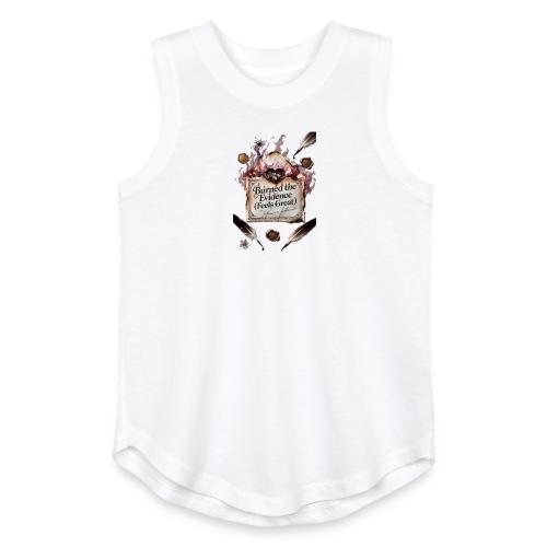 Burned the Evidence (Feels Great) T-Shirt - Youth Girls Relaxed Tank Top