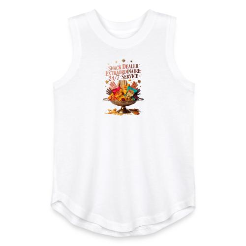 Snack Dealer Extraordinaire Tee, Mum Gift - Youth Girls Relaxed Tank Top