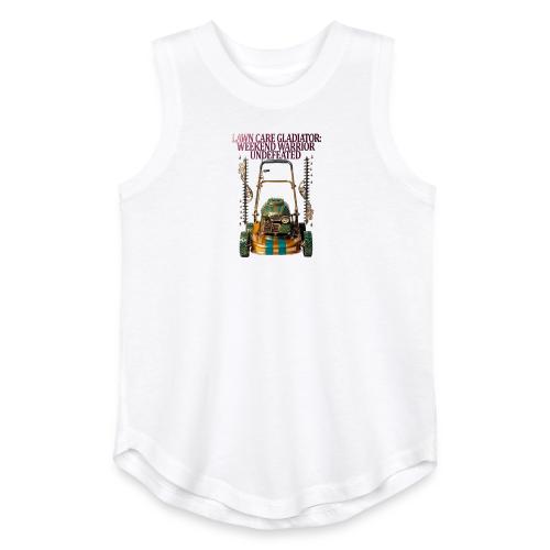 Lawn Care Gladiator T Shirt - Youth Girls Relaxed Tank Top