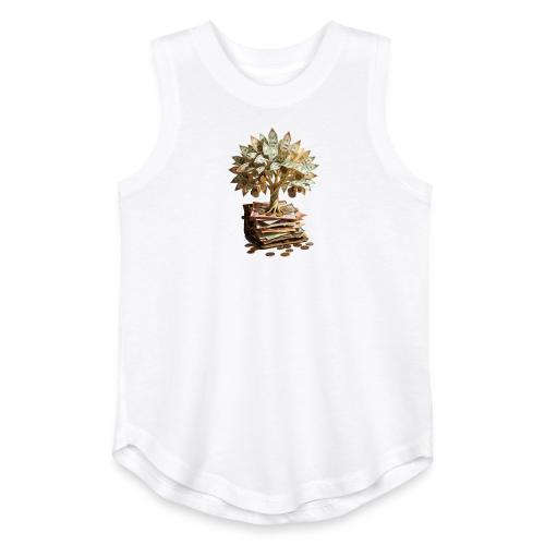 Dad Tax Collector T Shirt - Youth Girls Relaxed Tank Top