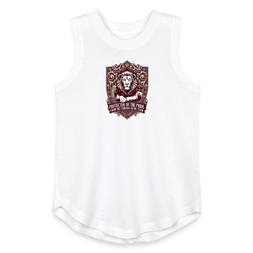 Protector of the Pride T Shirt, Sarcastic Dad Gif - Youth Girls Relaxed Tank Top