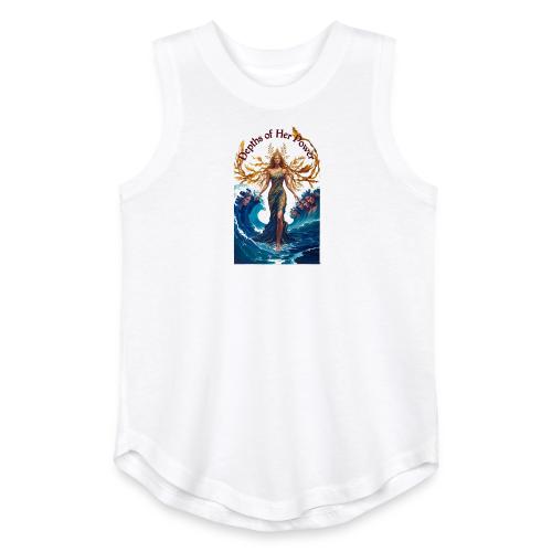 Women’s Day Tidal Sovereign T Shirt, Gift for Wife - Youth Girls Relaxed Tank Top