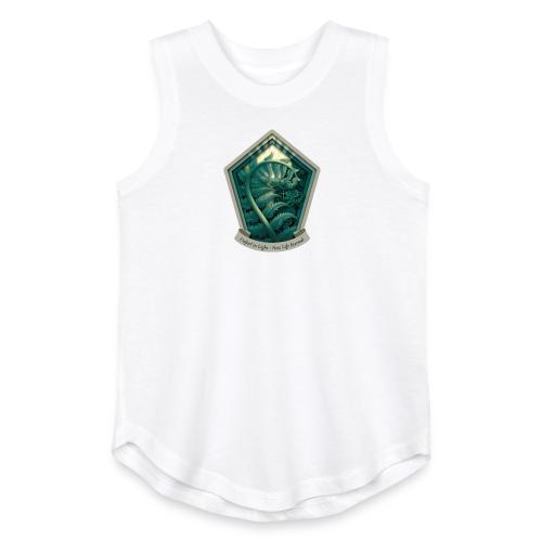 Easter Unfurl in Light Fern T Shirt, Spring Gift - Youth Girls Relaxed Tank Top