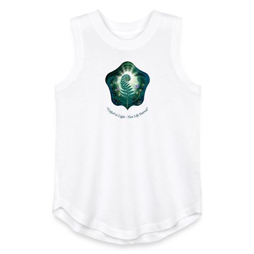 Easter Unfurl in Light Resurrection T Shirt, Gift - Youth Girls Relaxed Tank Top