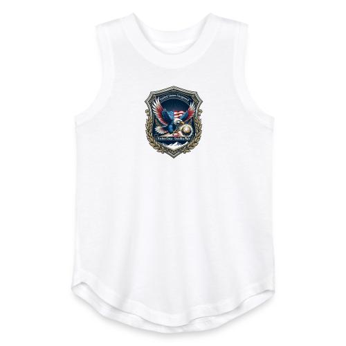 USA Eagle Vanguard T-Shirt,American Flag PrideGift - Youth Girls Relaxed Tank Top